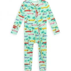 Posh Peanut Baby's Saint Double-Zipper Footie For Kids