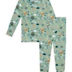 Posh Peanut Baby's & Little Girl's To The Stars Basic Pajama Set For Kids
