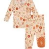 Posh Peanut Baby's Alphabet Medley Tie-Front Kimono & Joggers Set For Kids -Posh Peanu Shop unnamed file 581