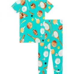 Posh Peanut Baby Boy's & Little Boy's Sports Day Short-Sleeve Pajama Set For Kids