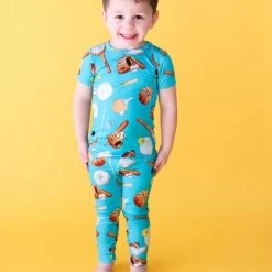 Posh Peanut Baby Boy's & Little Boy's Sports Day Short-Sleeve Pajama Set For Kids -Posh Peanu Shop unnamed file 608