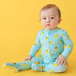 Posh Peanut Baby's Ducky Doubled Zippered One-Piece Footie For Kids -Posh Peanu Shop unnamed file 616