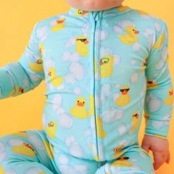 Posh Peanut Baby's Ducky Doubled Zippered One-Piece Footie For Kids -Posh Peanu Shop unnamed file 617