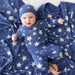 Posh Peanut Baby's Galaxy Jacquard Blanket For Kids -Posh Peanu Shop unnamed file 622