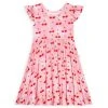 Posh Peanut Little Girl's & Girl's Very Cherry Twirl Dress For Kids