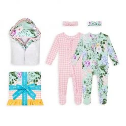Posh Peanut Baby Girl's Erin 6-Piece Gift Box Set For Kids