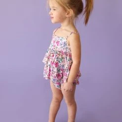 Posh Peanut Baby's & Little Girl's Floral Tiered Bubble Romper For Kids -Posh Peanu Shop unnamed file 645