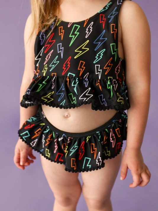 Posh Peanut Little Girl's & Girl's 2-Piece Zack Tankini Set For Kids 9 Posh Peanut Little Girl's & Girl's 2-Piece Zack Tankini Set For Kids - Image 7