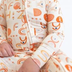 Posh Peanut Baby's Alphabet Medley Zippered Footie For Kids -Posh Peanu Shop unnamed file 664