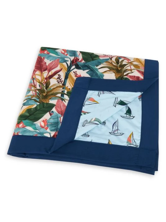 Posh Peanut Tropicana Gilligan Luxe Patoo Blanket For Kids 4 Posh Peanut Tropicana Gilligan Luxe Patoo Blanket For Kids - Image 2