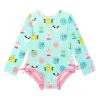 Posh Peanut Baby's & Little Girl's Donuts Frill-Trim Rashguard Swimsuit For Kids -Posh Peanu Shop unnamed file 693