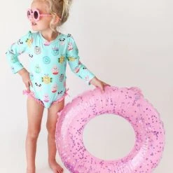 Posh Peanut Baby's & Little Girl's Donuts Frill-Trim Rashguard Swimsuit For Kids -Posh Peanu Shop unnamed file 695