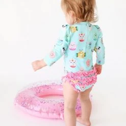 Posh Peanut Baby's & Little Girl's Donuts Frill-Trim Rashguard Swimsuit For Kids -Posh Peanu Shop unnamed file 698