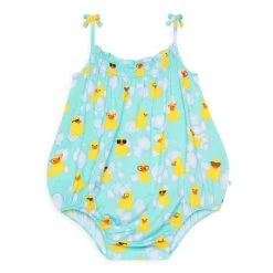 Posh Peanut Baby's & Little Girl's Ducky Bubble Romper For Kids