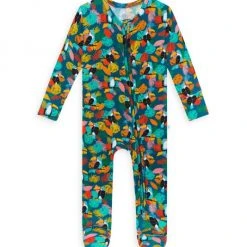 Posh Peanut Baby's Rio Double-Zipper Footie For Kids