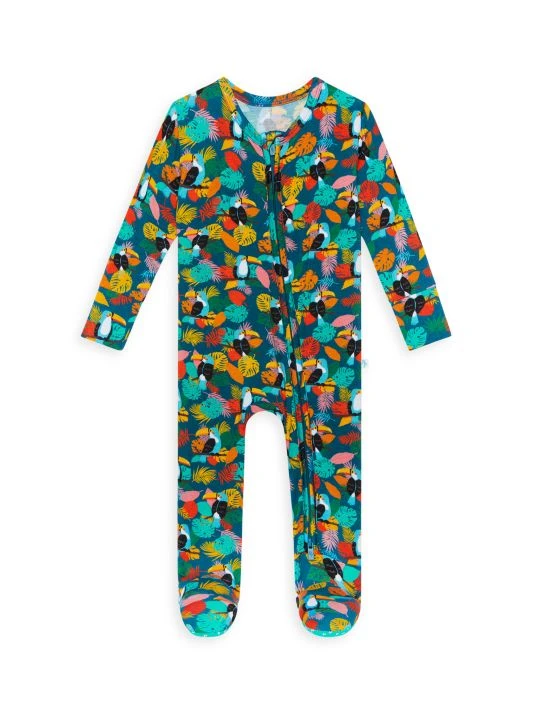 Posh Peanut Baby's Rio Double-Zipper Footie For Kids 3 Posh Peanut Baby's Rio Double-Zipper Footie For Kids