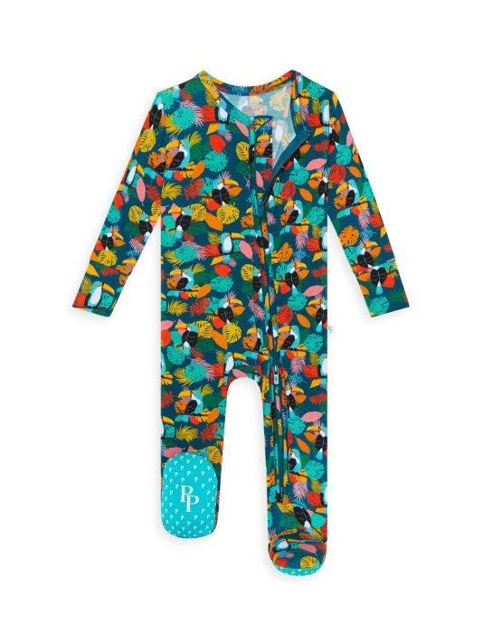 Posh Peanut Baby's Rio Double-Zipper Footie For Kids 4 Posh Peanut Baby's Rio Double-Zipper Footie For Kids - Image 2