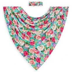 Posh Peanut Lennon Swaddle & Headwrap Set For Kids