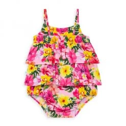 Posh Peanut Baby Girl's & Little Girl's Malana Ruffled Bubble Romper For Kids -Posh Peanu Shop unnamed file 732