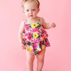 Posh Peanut Baby Girl's & Little Girl's Malana Ruffled Bubble Romper For Kids -Posh Peanu Shop unnamed file 733
