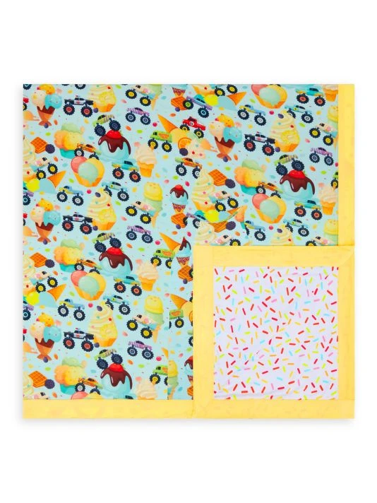 Posh Peanut Monster Trucks Sprinkles Luxe Patoo Blanket For Kids 3 Posh Peanut Monster Trucks Sprinkles Luxe Patoo Blanket For Kids