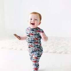 Posh Peanut Baby Boy's Miles Car Print Short-Sleeve Jumpsuit For Kids -Posh Peanu Shop unnamed file 743