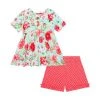 Posh Peanut Little Girl's & Girl's 2-Piece Pippa Peplum Henley & Ruffle Shorts Set For Kids -Posh Peanu Shop unnamed file 754