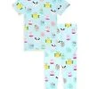 Posh Peanut Baby Girl's & Little Girl's Donuts Short Sleeve Pajama Set For Kids -Posh Peanu Shop unnamed file 766