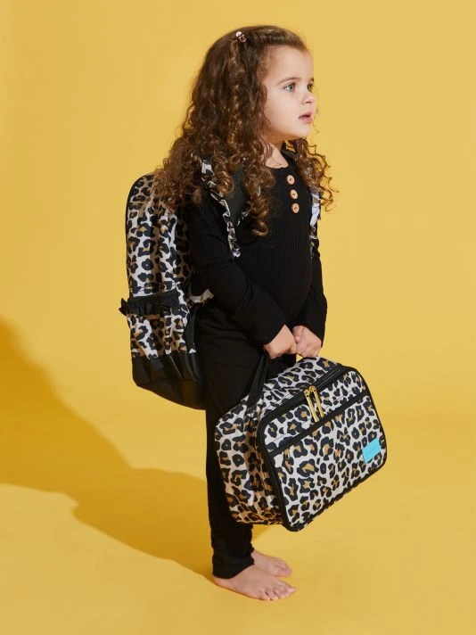 Posh Peanut Kid's Lana Leopard Print Lunch Box For Kids 7 Posh Peanut Kid's Lana Leopard Print Lunch Box For Kids - Image 5