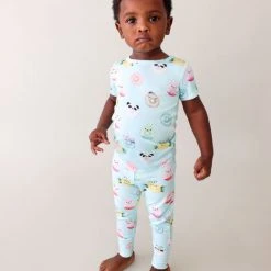 Posh Peanut Baby Girl's & Little Girl's Donuts Short Sleeve Pajama Set For Kids -Posh Peanu Shop unnamed file 770