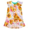 Posh Peanut Little Girl's & Girl's Summer Palmer-Henley Hi Low Dress For Kids