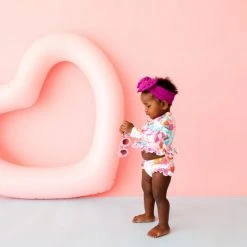 Posh Peanut Baby Girl's Ozzy 2-Piece Rashguard T-Shirt & Bloomers Set For Kids -Posh Peanu Shop unnamed file 801