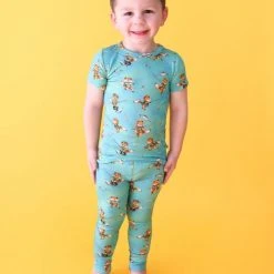 Posh Peanut Baby Boy's & Little Boy's Arlo Short-Sleeve Pajama Set For Kids -Posh Peanu Shop unnamed file 819