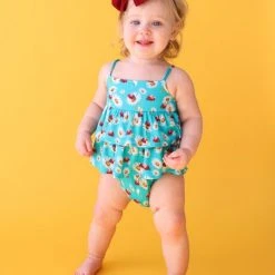 Posh Peanut Baby's & Little Girl's Ladybug Ruffled Sleeveless Bubble Romper For Kids -Posh Peanu Shop unnamed file 824