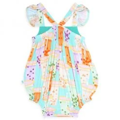 Posh Peanut Baby's & Little Girl's Boba Time Ruffle Bubble Romper For Kids -Posh Peanu Shop unnamed file 883