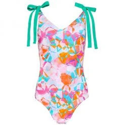 Posh Peanut Ozzy Abstract Print One-Piece Swimsuit
