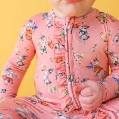 Posh Peanut Baby Girl's Betty Ruffle Footie For Kids 6 Posh Peanut Baby Girl's Betty Ruffle Footie For Kids -Posh Peanu Shop unnamed file 917