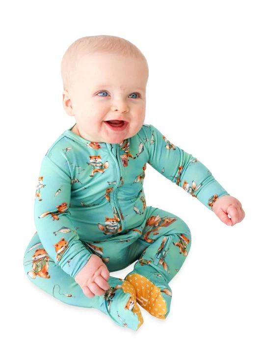 Posh Peanut Baby Boy's & Little Boy's Arlo Double Zippered Footie For Kids 6 Posh Peanut Baby Boy's & Little Boy's Arlo Double Zippered Footie For Kids - Image 4