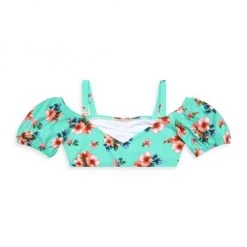 Posh Peanut Little Girl's & Girl's Aisha 2-Piece Puff Sleeve Swimsuit For Kids -Posh Peanu Shop unnamed file 950