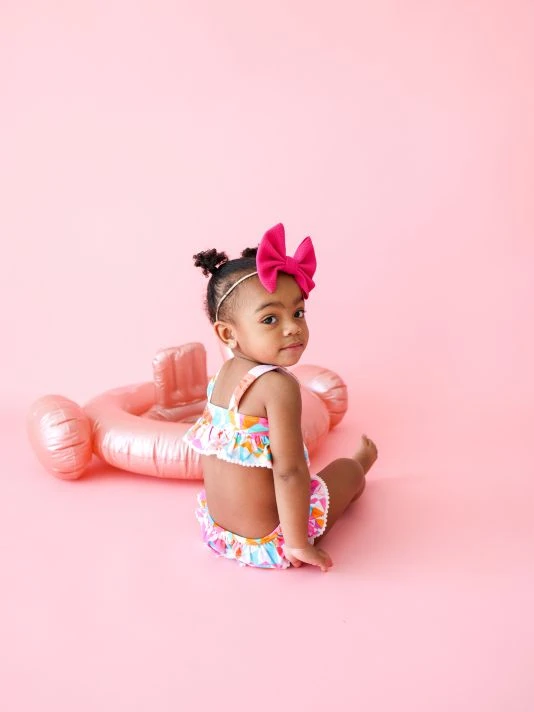 Posh Peanut Baby's Ozzy 2-Piece Ruffled Tankini Set For Kids 11 Posh Peanut Baby's Ozzy 2-Piece Ruffled Tankini Set For Kids - Image 9