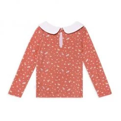 Posh Peanut Little Girl's 2-Piece Cheyenne Collared Top & Peplum Leggings Set For Kids -Posh Peanu Shop unnamed file 992